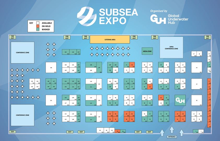Subsea Expo 2026 Floorplan - 13.10.25 v2